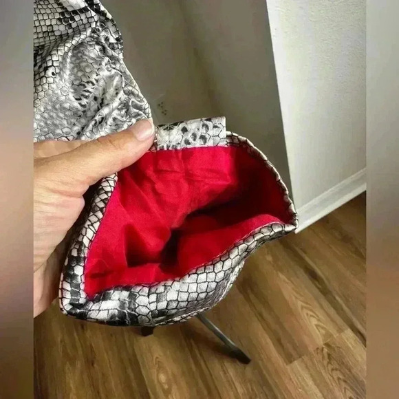 Alberto Makali Womens 100% Silk Snakeskin Blazer Jacket Fitted Glam Designer XS* - Picture 5 of 10